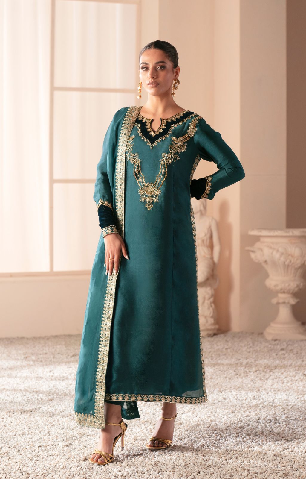 Ajr Couture | Symphony Luxe Festive 25 | Jade - House Of Hania