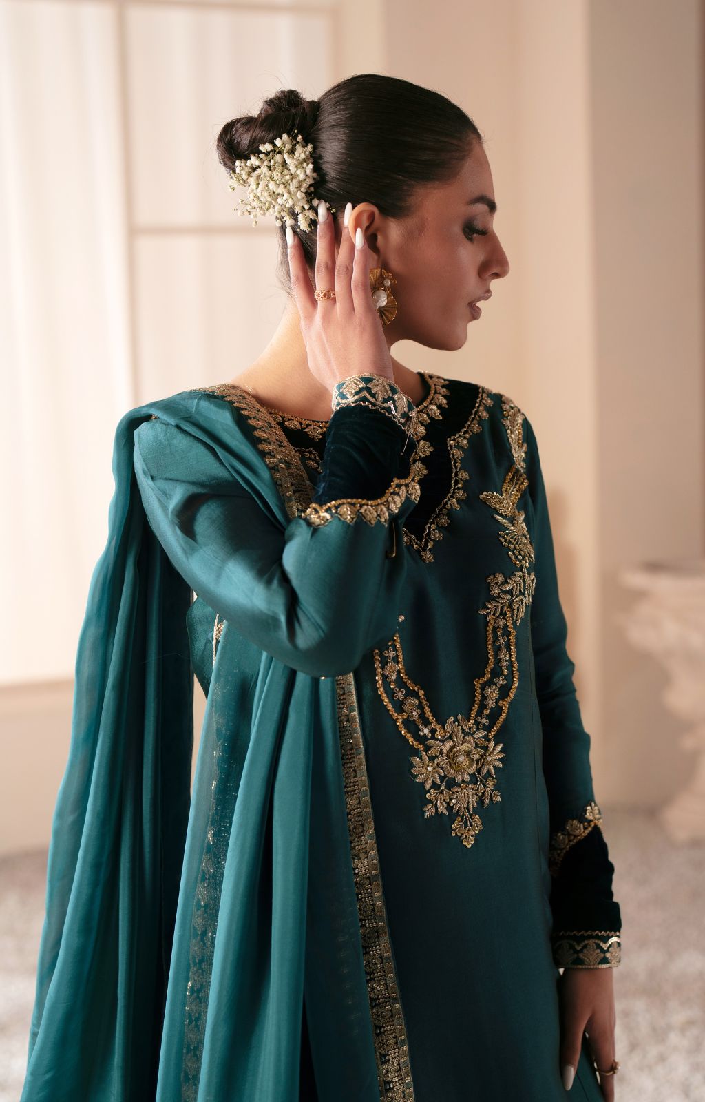 Ajr Couture | Symphony Luxe Festive 25 | Jade - House Of Hania