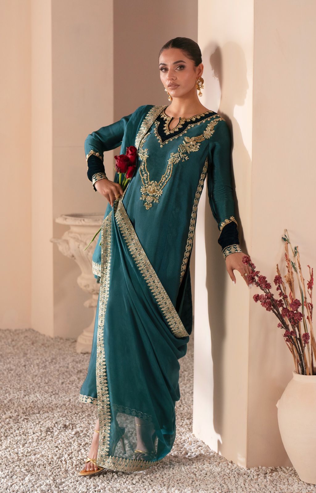 Ajr Couture | Symphony Luxe Festive 25 | Jade - House Of Hania