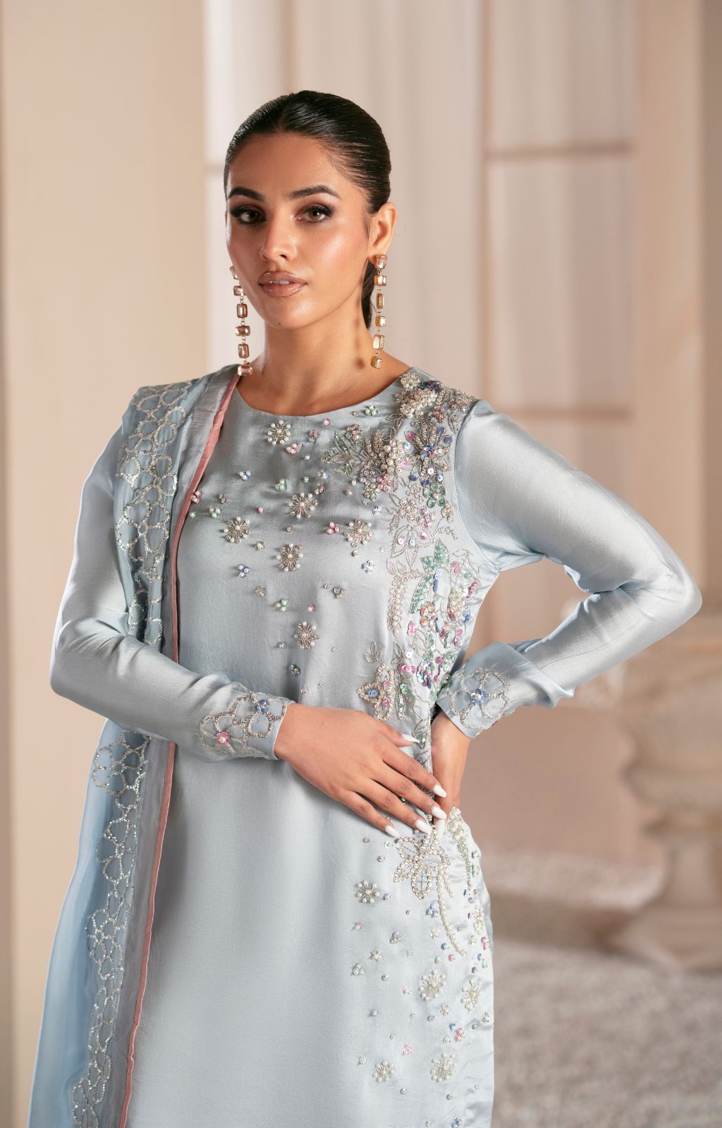 Ajr Couture | Symphony Luxe Festive 25 | Midnight Bloom - House Of Hania