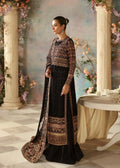 Akbar Aslam Ebene lehenga, sharara or trouser detail