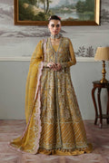 Model wearing Akbar Aslam Amoria blouse & lehenga with dupatta