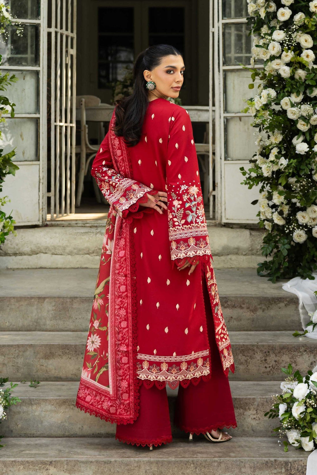 Akbar Aslam | Elaria RTW Lawn 26 | Amara - House Of Hania