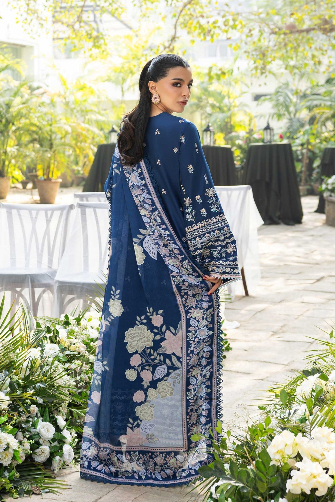 Akbar Aslam | Elaria RTW Lawn 26 | Cielle - House Of Hania