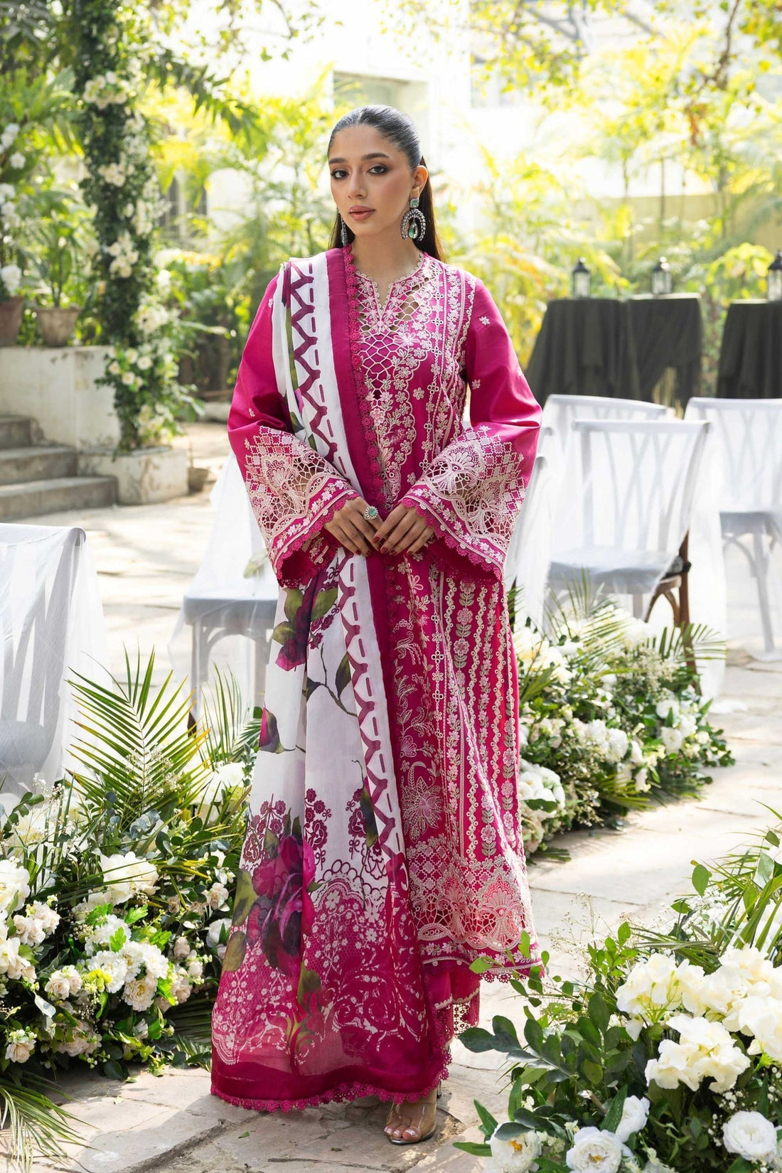 Akbar Aslam | Elaria RTW Lawn 26 | Evania - House Of Hania