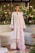 Model wearing Akbar Aslam Rihal shirt & trousers with dupatta