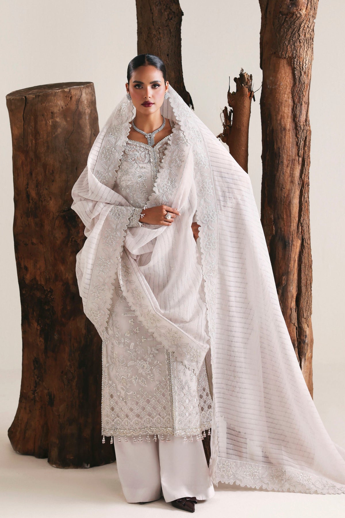 Akbar Aslam Allure dupatta border detail