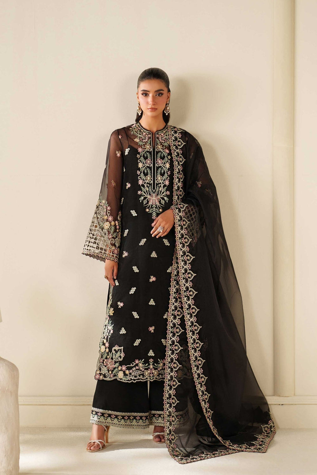 Akbar Aslam | Formal Pret | Noir - House Of Hania