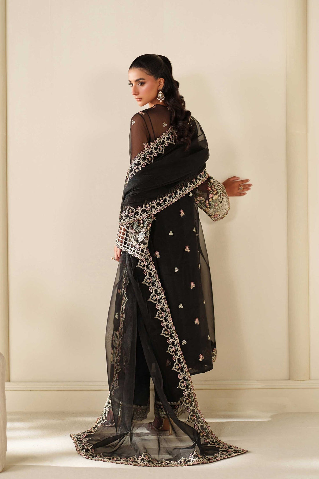 Akbar Aslam | Formal Pret | Noir - House Of Hania