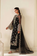 Akbar Aslam Noir lehenga, sharara or trouser detail