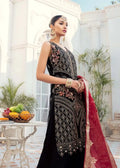 Akbar Aslam Garnet dupatta border detail
