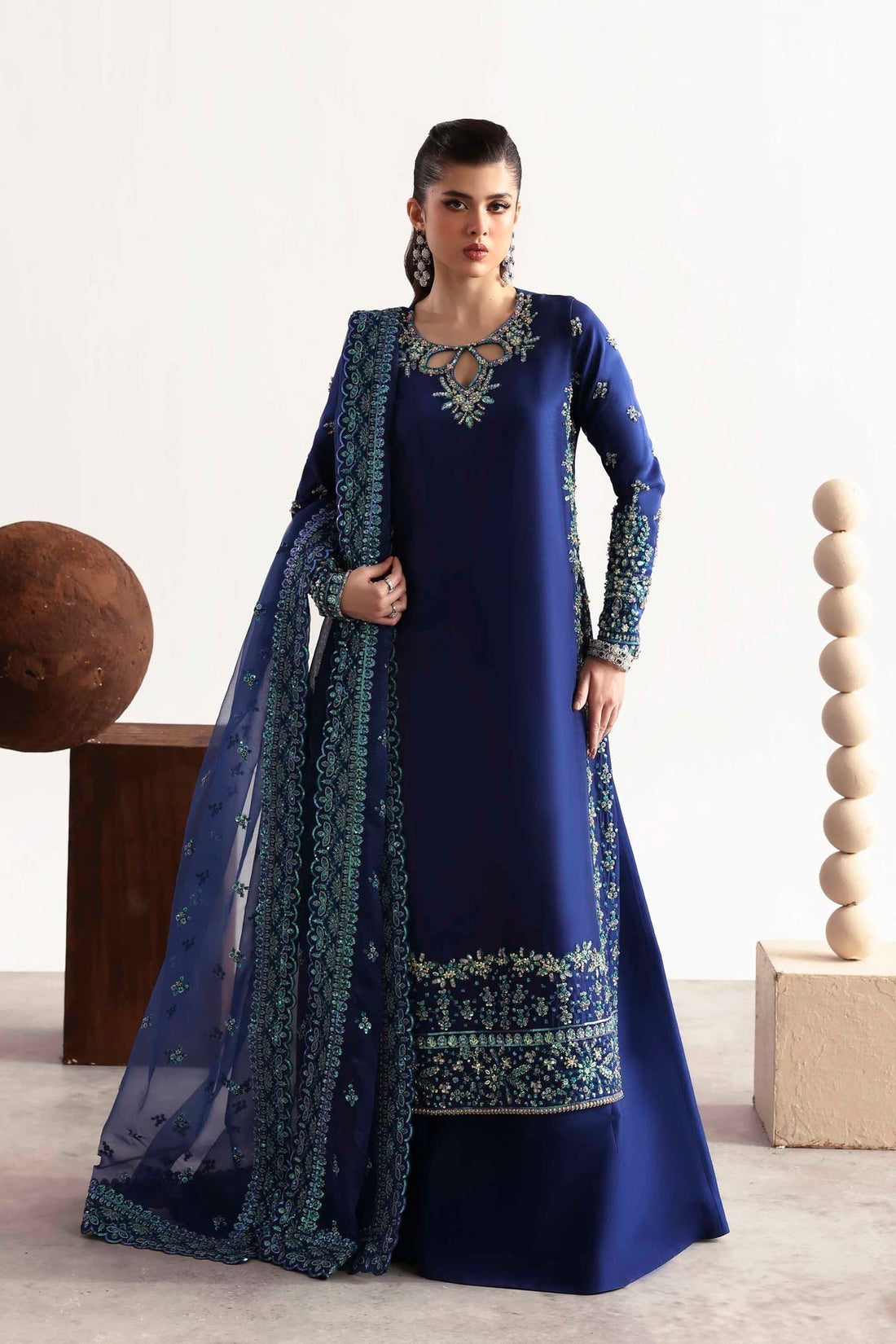 Akbar Aslam | Luxury Formals 25 | Sapphire - House Of Hania