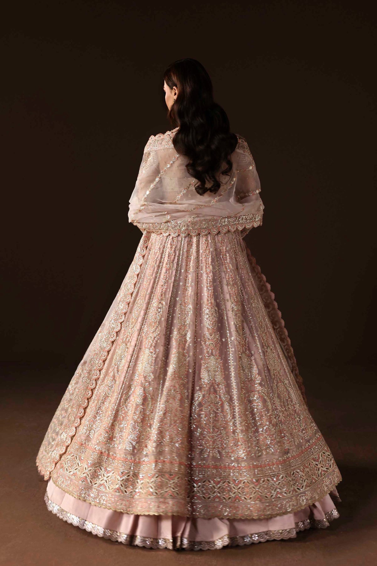 Akbar Aslam Ember embroidered neckline detail