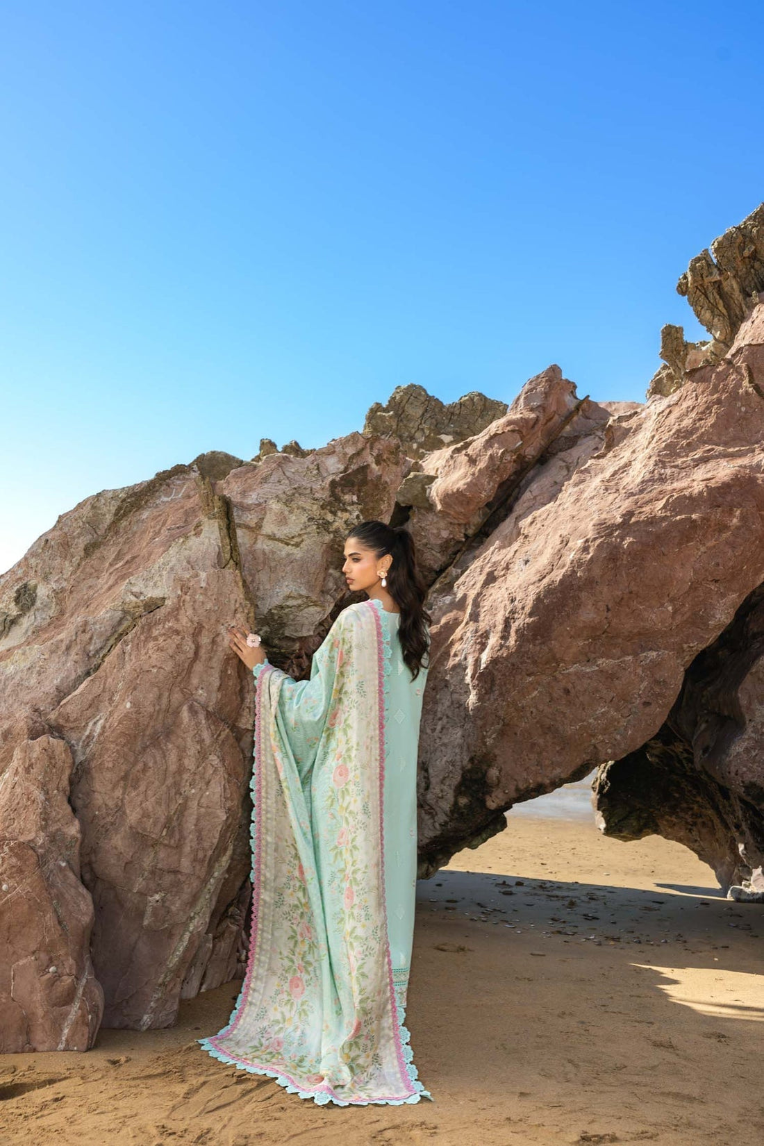 Akbar Aslam | Mare Lawn Edit 25 | Rivora - House Of Hania