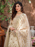Akbar Aslam Mastani Embroidered Net 3Pc Suit - MEHRUNISA - House Of Hania