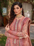 Akbar Aslam Mastani Embroidered Organza 3Pc Suit - MEHRBANO - House Of Hania
