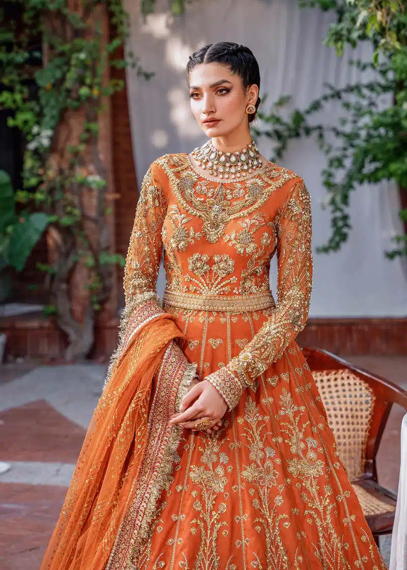Akbar Aslam Mahjabeen embroidered neckline detail