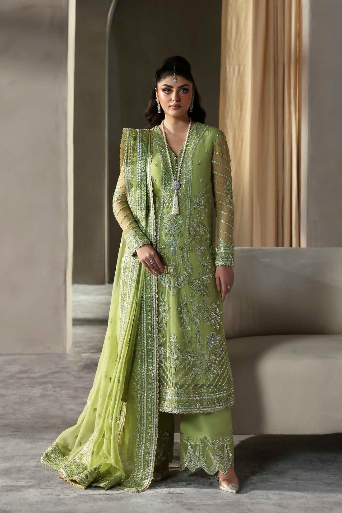 Akbar Aslam | Meeras Luxury Chiffon 25 | Verdaz - House Of Hania