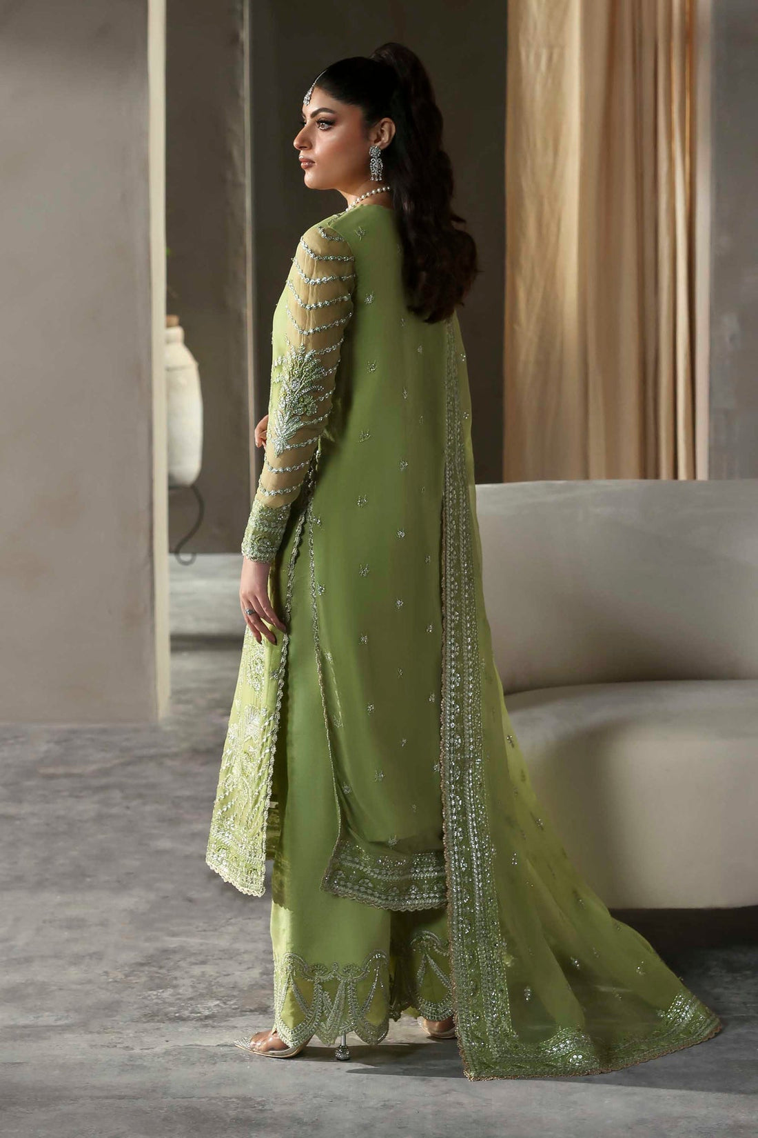 Akbar Aslam | Meeras Luxury Chiffon 25 | Verdaz - House Of Hania