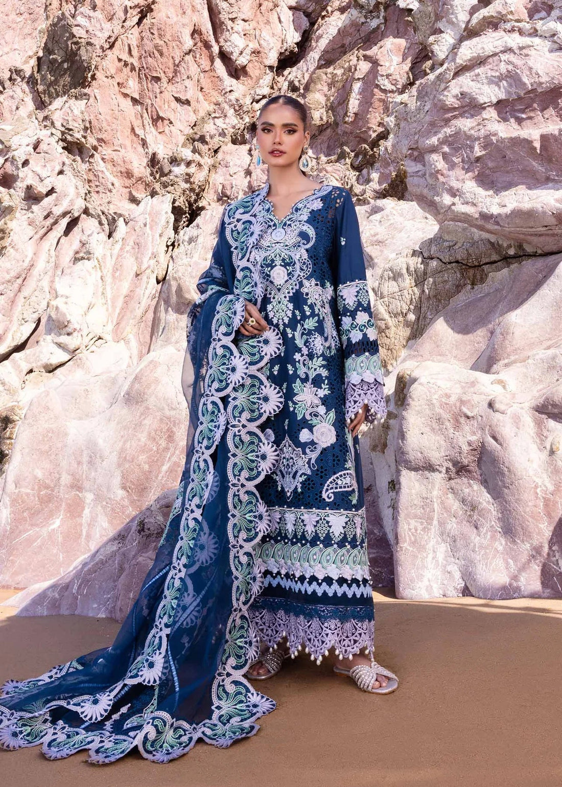 Akbar Aslam | Oasis Lawn 24 | Blue Bell - House Of Hania