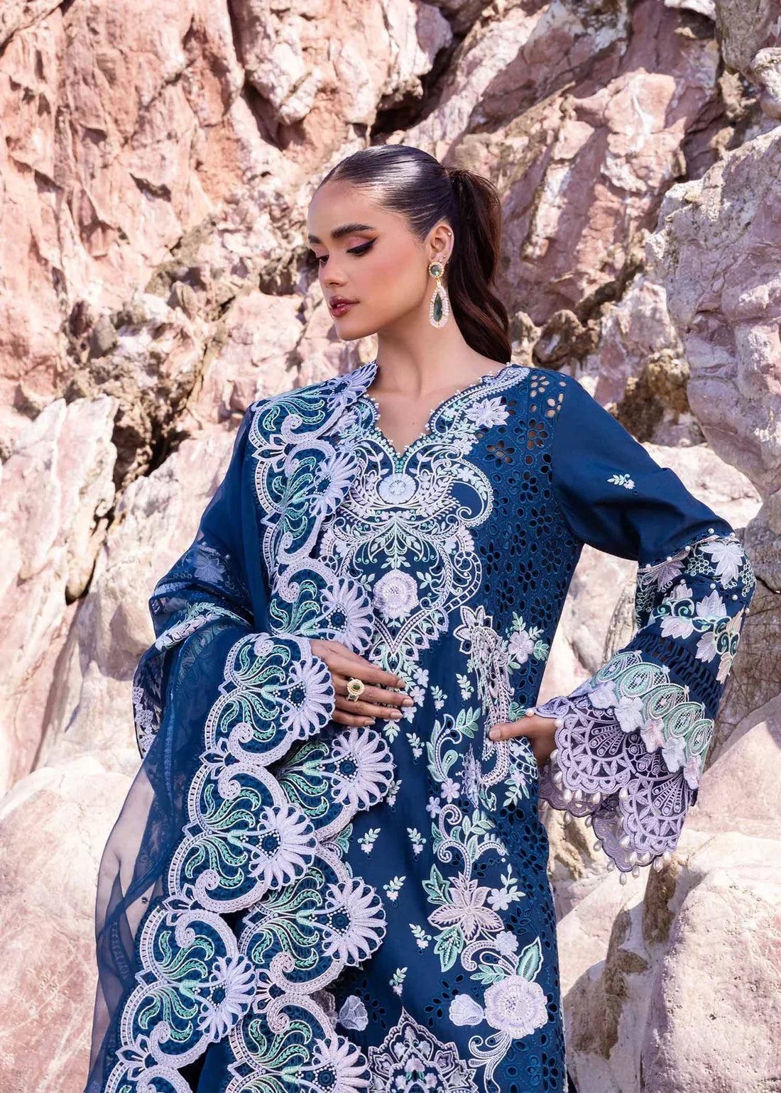 Akbar Aslam | Oasis Lawn 24 | Blue Bell - House Of Hania