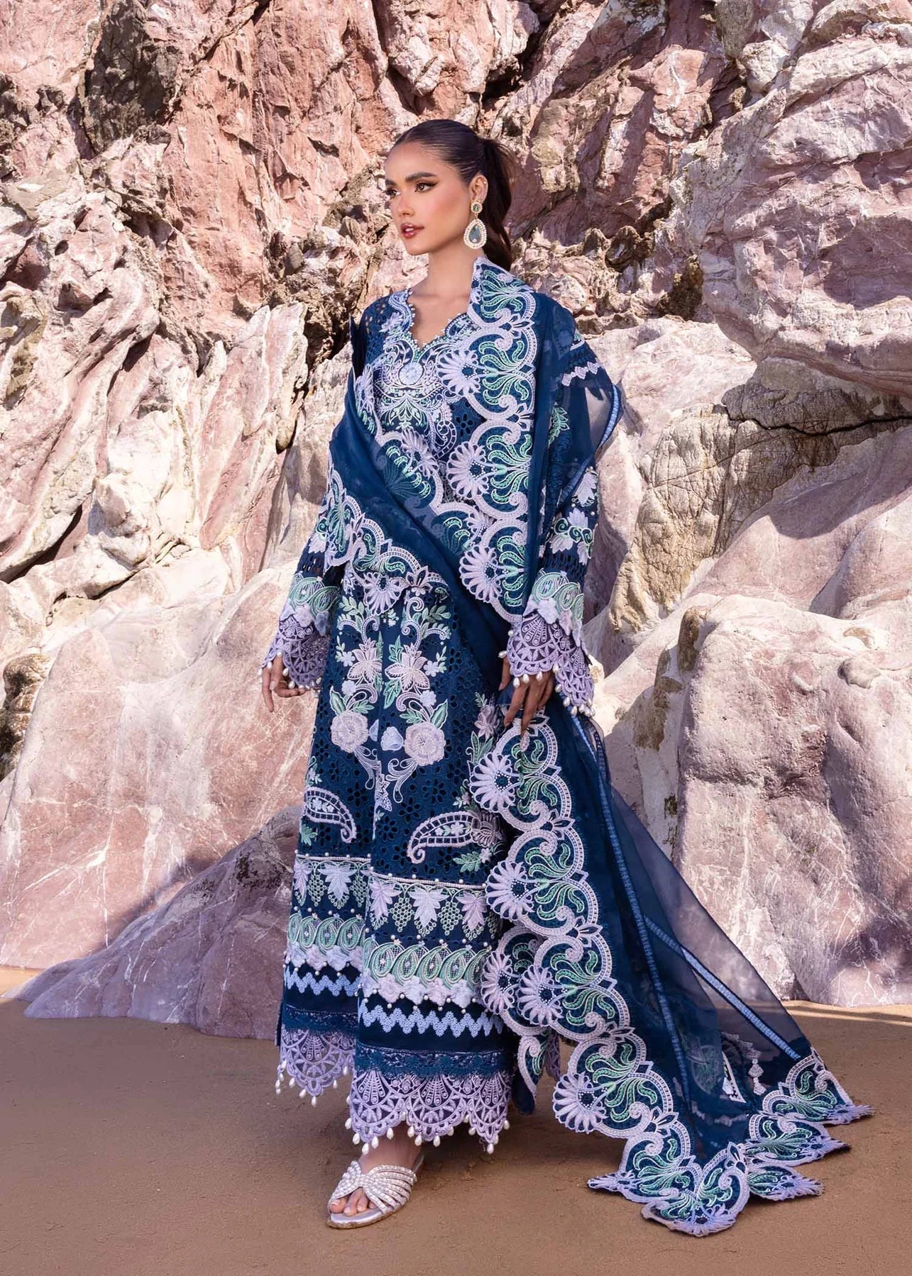 Akbar Aslam | Oasis Lawn 24 | Blue Bell - House Of Hania