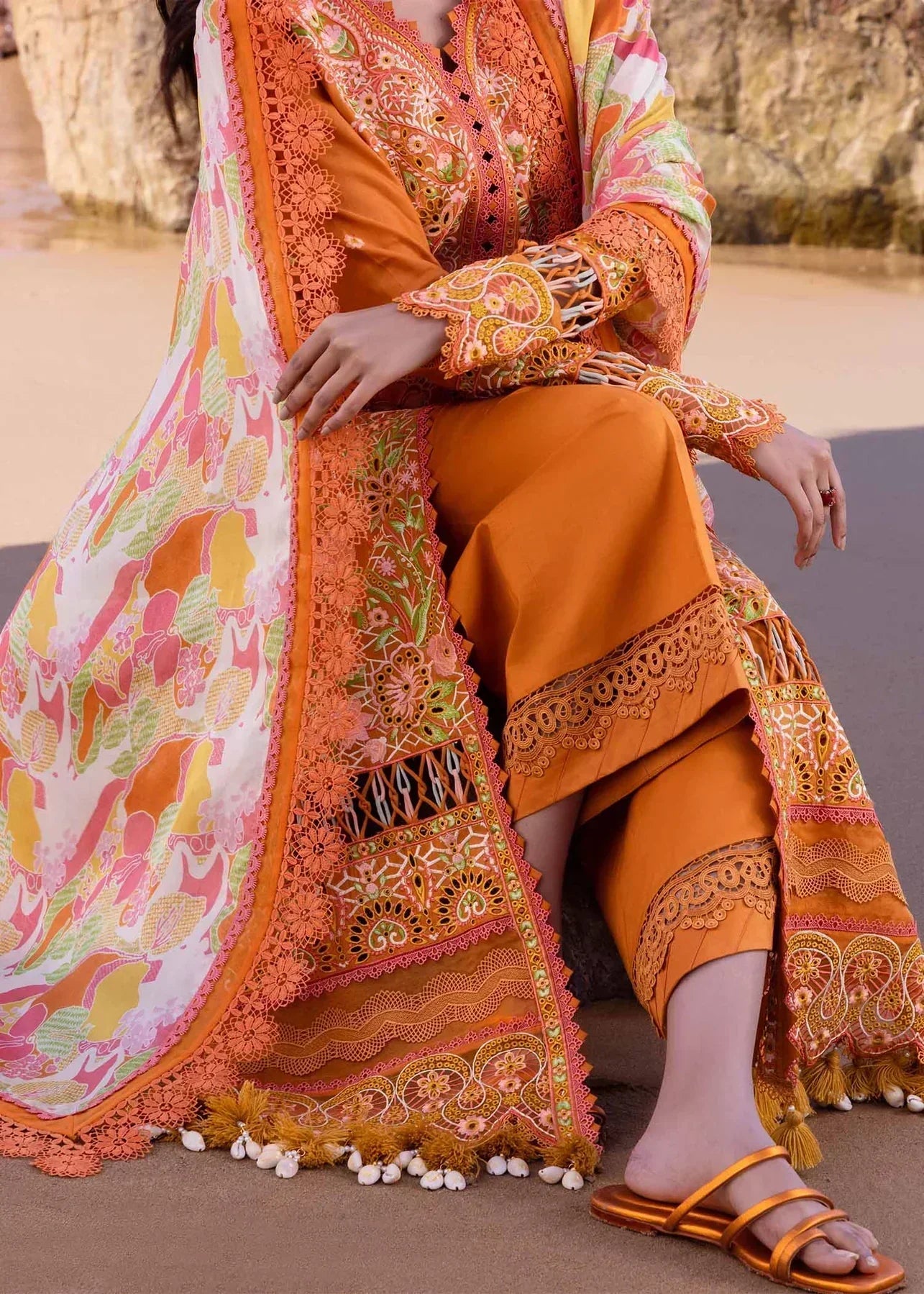 Akbar Aslam | Oasis Lawn 24 | Calla Lily - House Of Hania