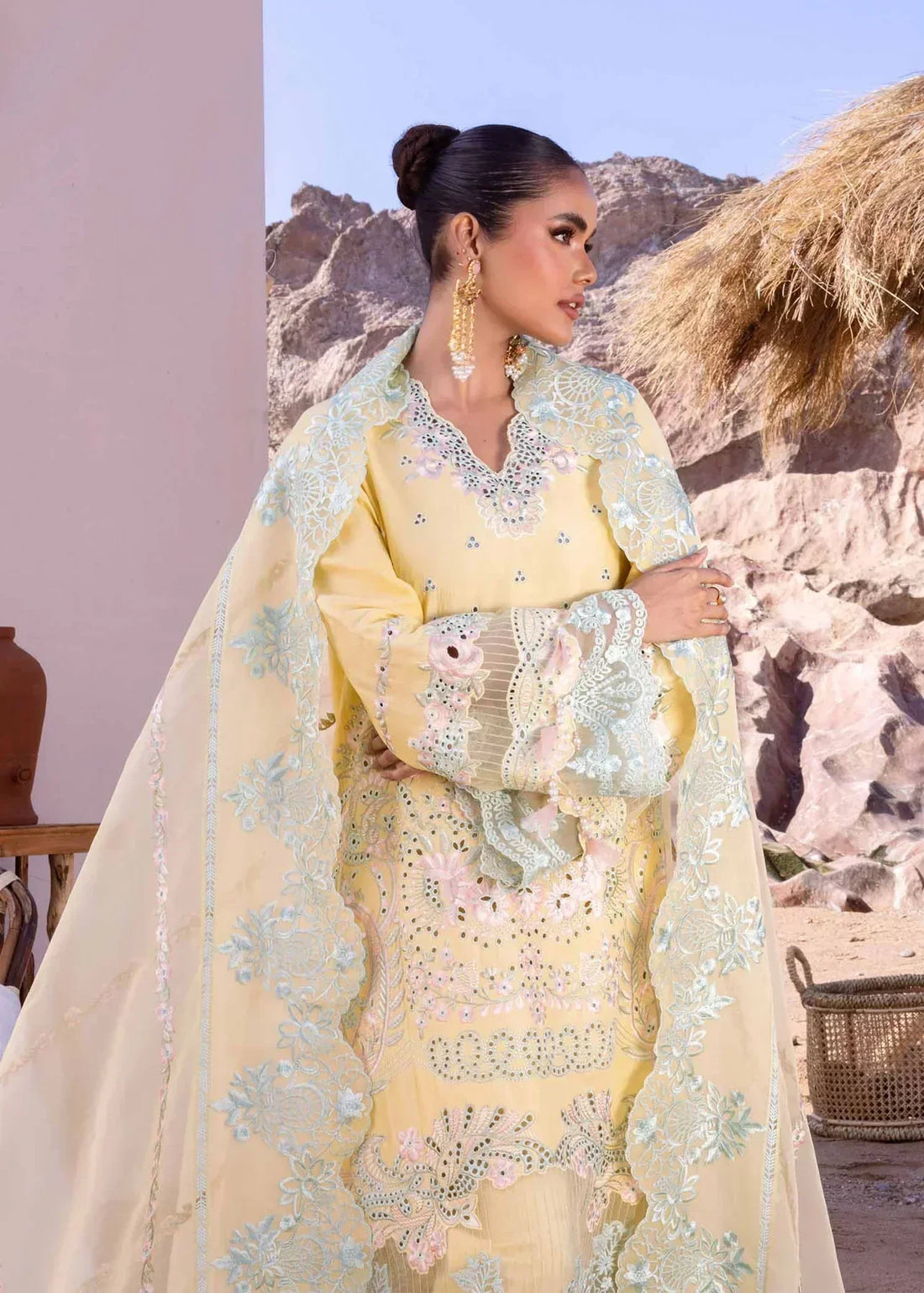 Akbar Aslam | Oasis Lawn 24 | Dahlia - House Of Hania