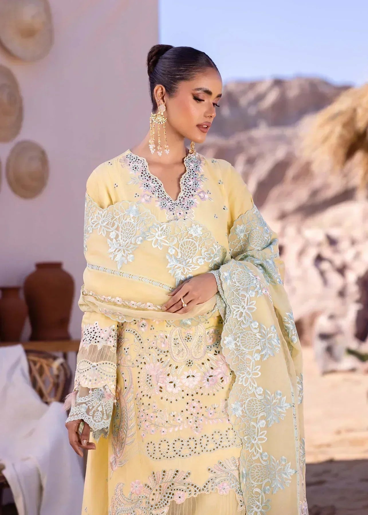 Akbar Aslam | Oasis Lawn 24 | Dahlia - House Of Hania