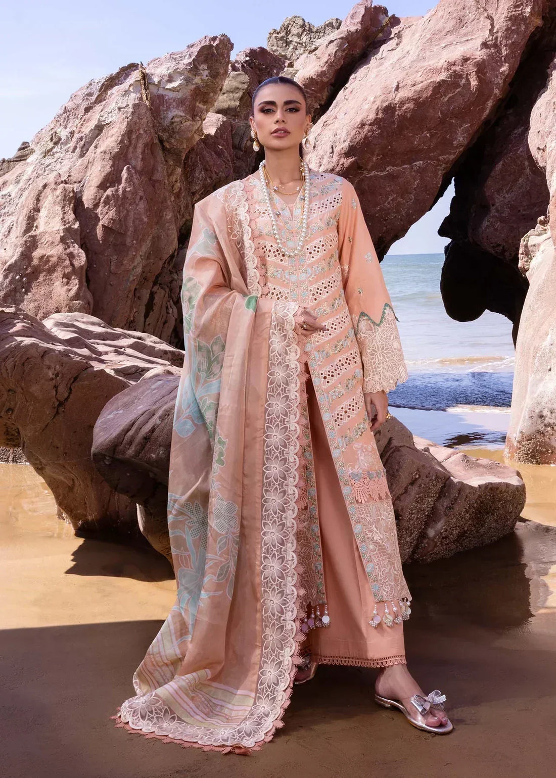 Akbar Aslam | Oasis Lawn 24 | Sweet Pea - House Of Hania