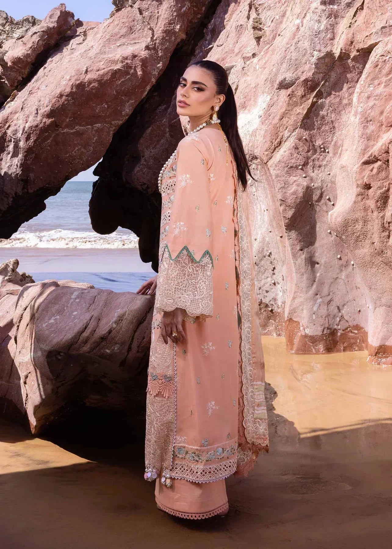 Akbar Aslam | Oasis Lawn 24 | Sweet Pea - House Of Hania