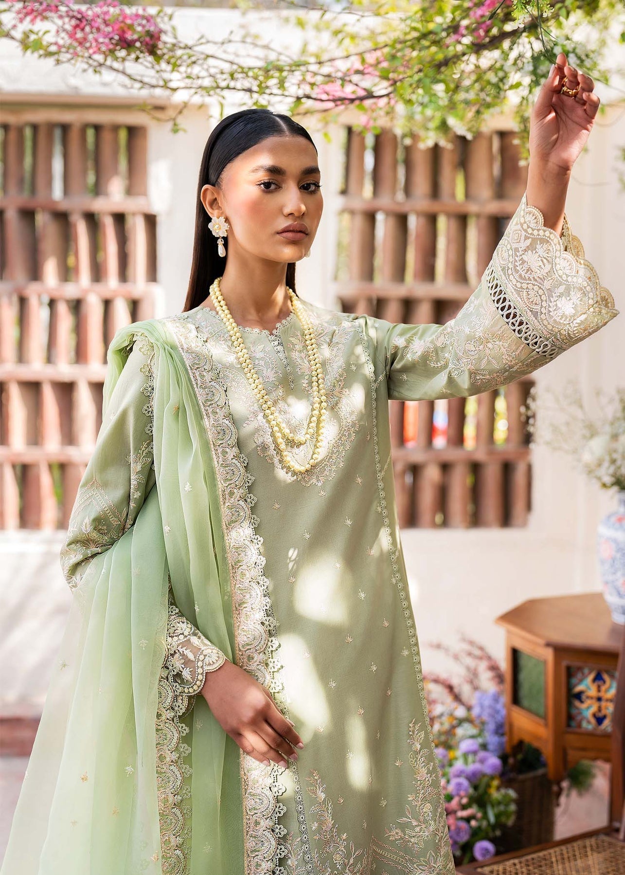 Akbar Aslam | Pret Lawn | CHIC - House Of Hania
