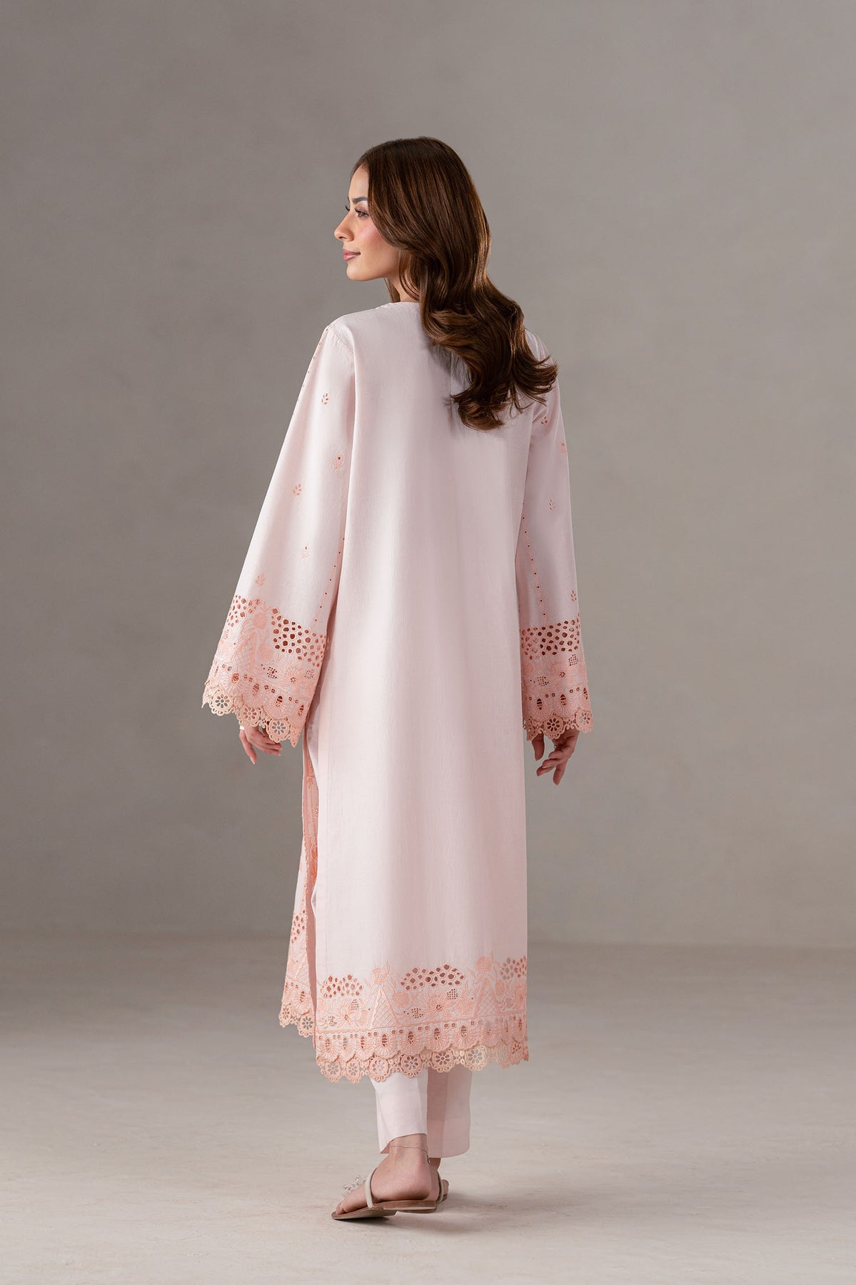 Akbar Aslam Eloura embroidered neckline detail