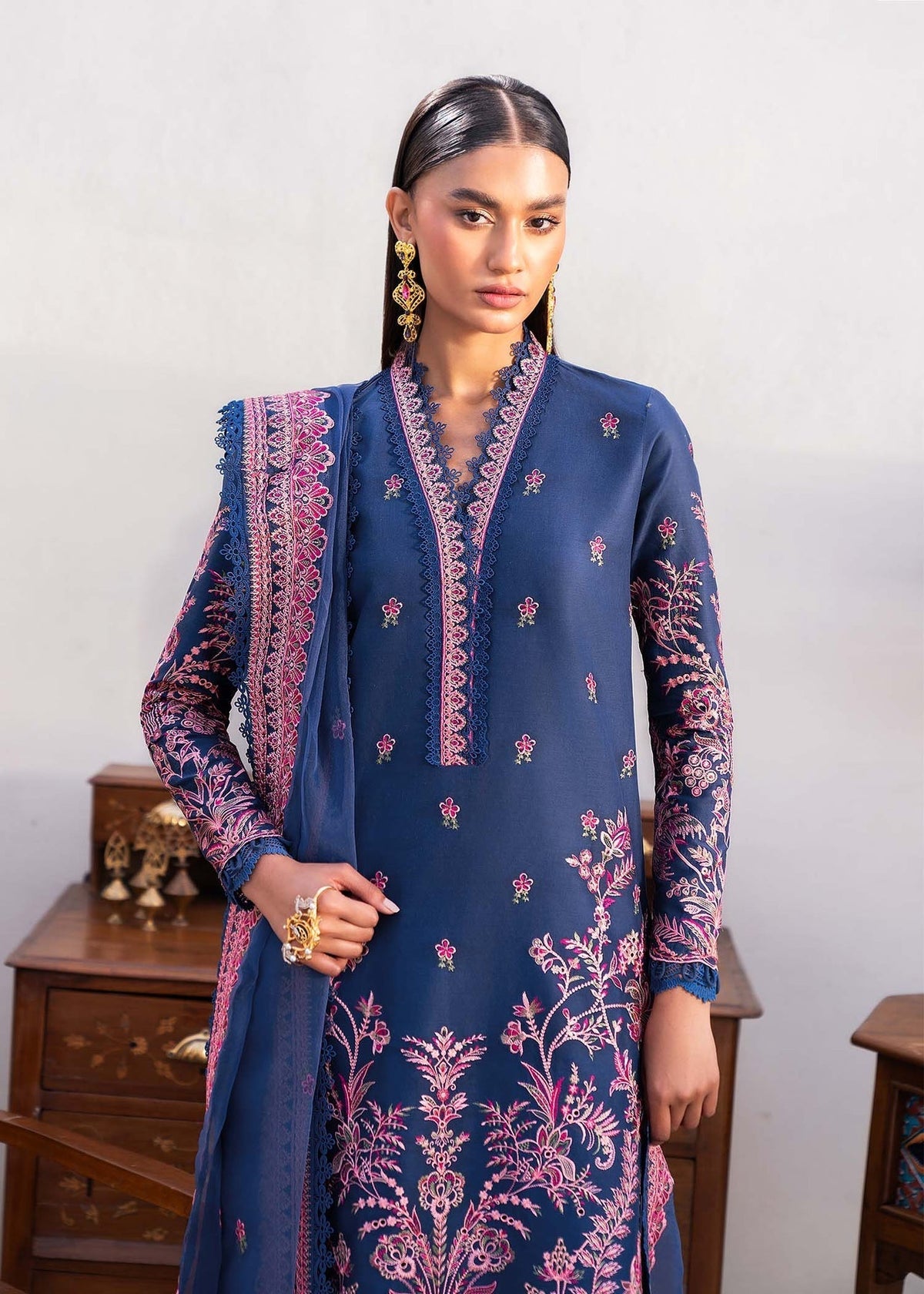 Akbar Aslam REVERIE lehenga, sharara or trouser detail