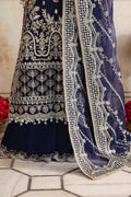 Akbar Aslam Neelab lehenga, sharara or trouser detail