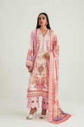Model wearing Akbar Aslam Blush long shirt & trousers