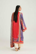 Akbar Aslam | Silk Pret | Coral - House Of Hania