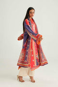 Akbar Aslam | Silk Pret | Coral - House Of Hania