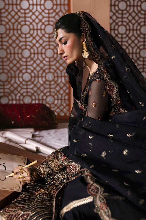 Akbar Aslam Mehtab dupatta border detail