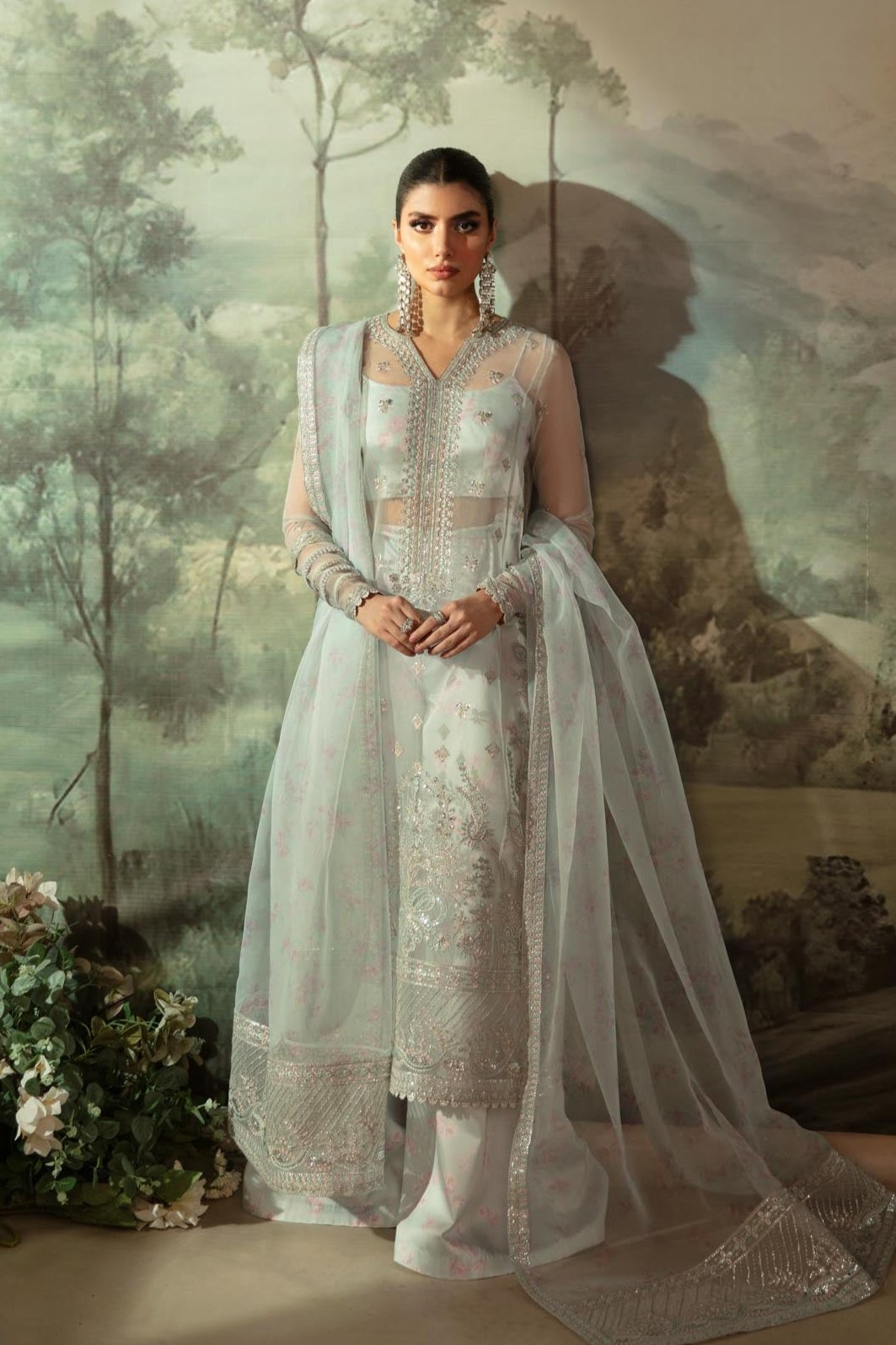 Akbar Aslam | Velora Formal Pret | Ecru - House Of Hania