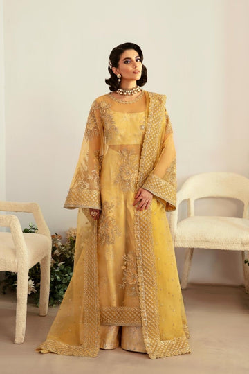 Akbar Aslam | Velora Formal Pret | Fawn - House Of Hania
