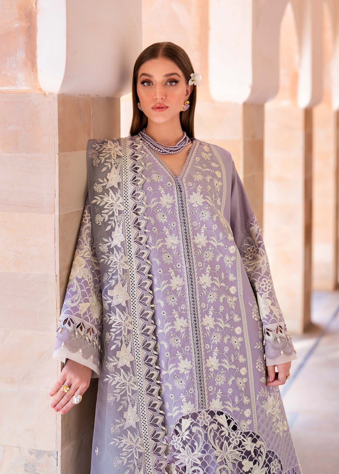 Akbaraslam | Hayat Luxury Lawn 24 | MIST - House Of Hania