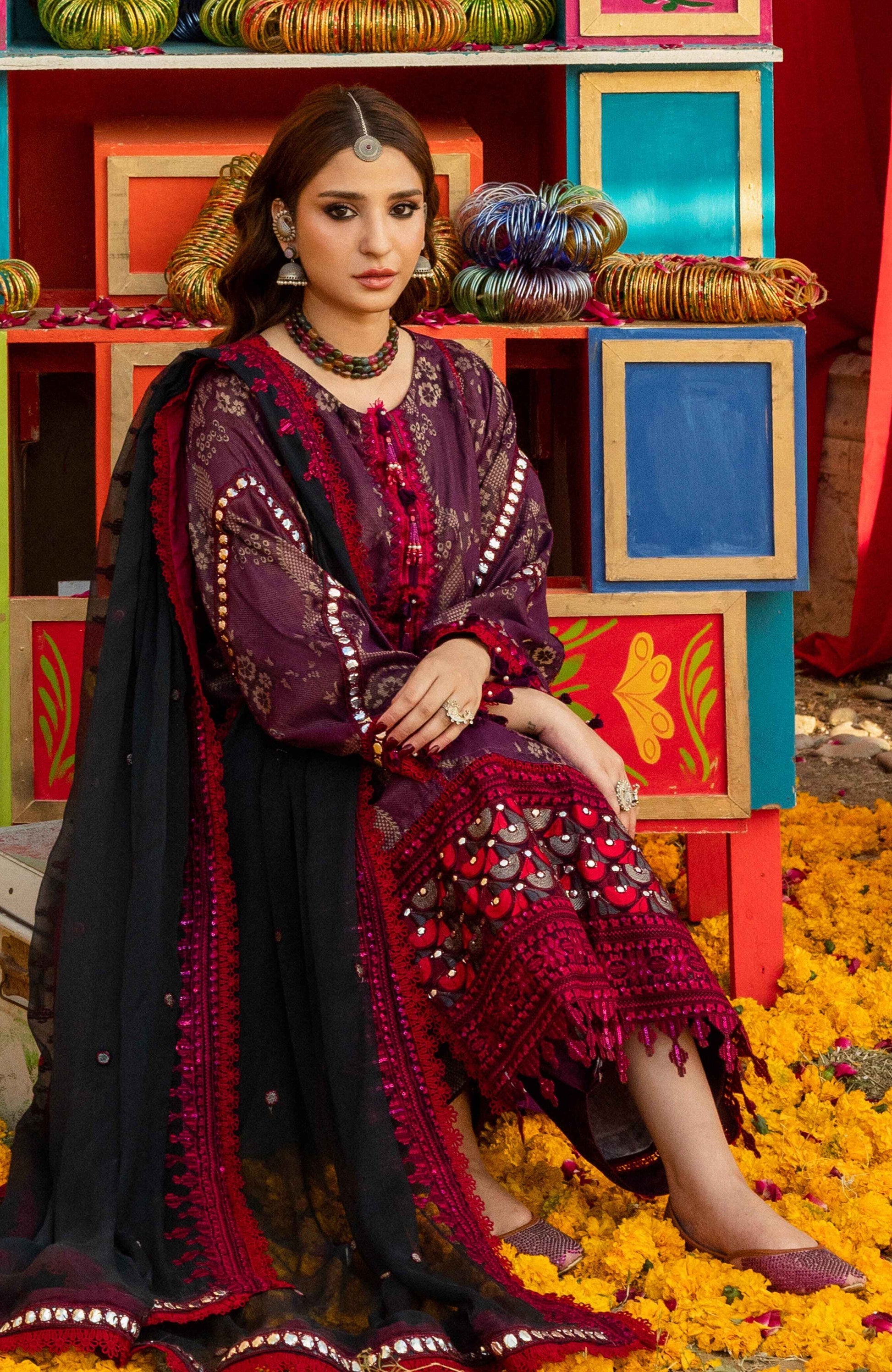 Al Zohaib | Bandhani The Tale of Jaipur 25 |BTJ-25-07 - House Of Hania