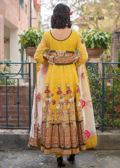 Ali Xeeshan | Chanda Luxury Pret | Amber - House Of Hania