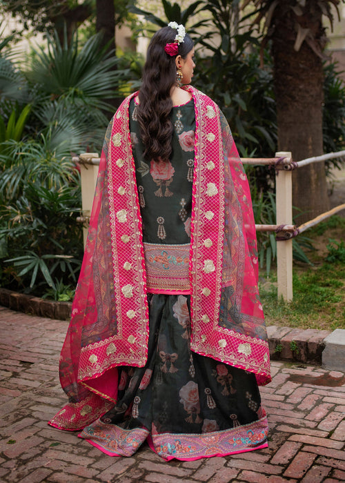 Ali Xeeshan | Chanda Luxury Pret | Green Forest - House Of Hania