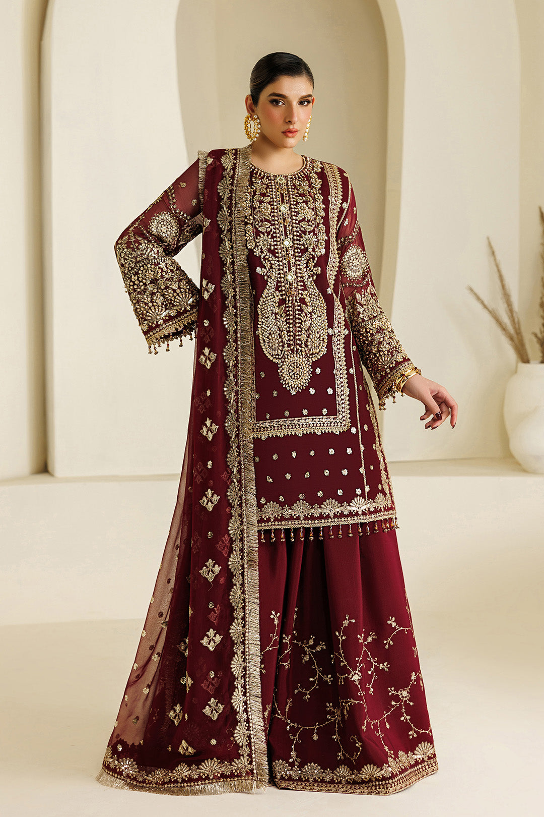 Alizeh | AYMAL V4 - LUXURY BAMBER CHIFFON '26 | AF-BHM-4071-Lira - House Of Hania