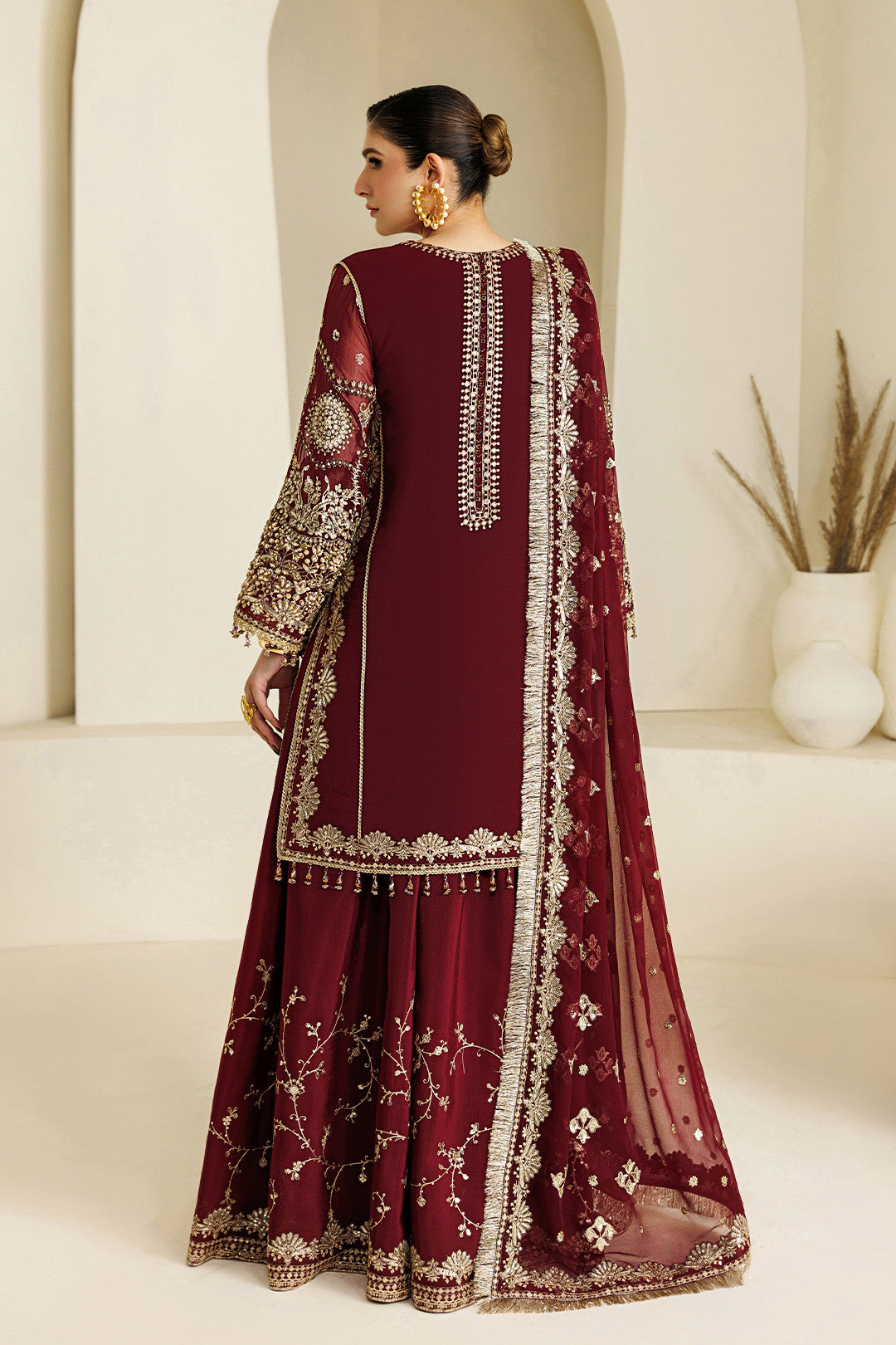 Alizeh | AYMAL V4 - LUXURY BAMBER CHIFFON '26 | AF-BHM-4071-Lira - House Of Hania