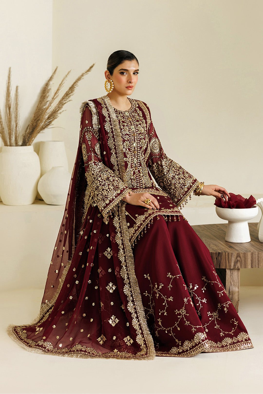 Alizeh | AYMAL V4 - LUXURY BAMBER CHIFFON '26 | AF-BHM-4071-Lira - House Of Hania