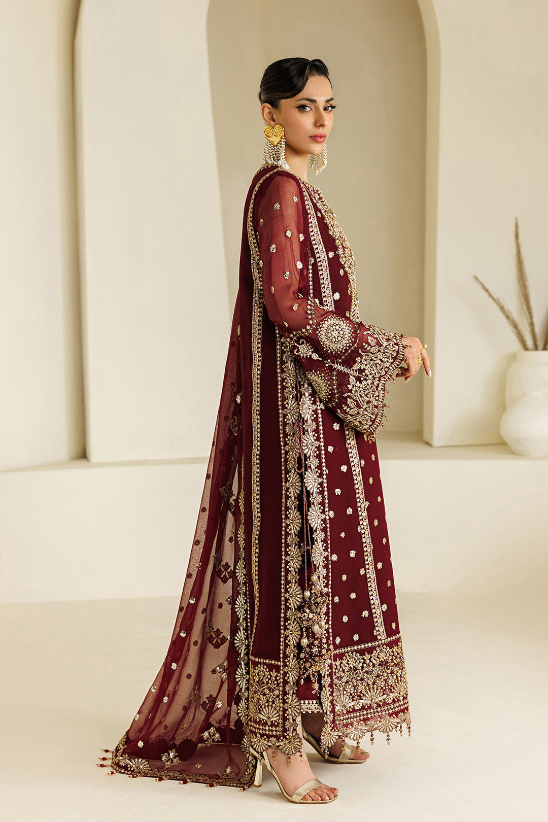Alizeh | AYMAL V4 - LUXURY BAMBER CHIFFON '26 | AF-BHM-4071-Lira - House Of Hania