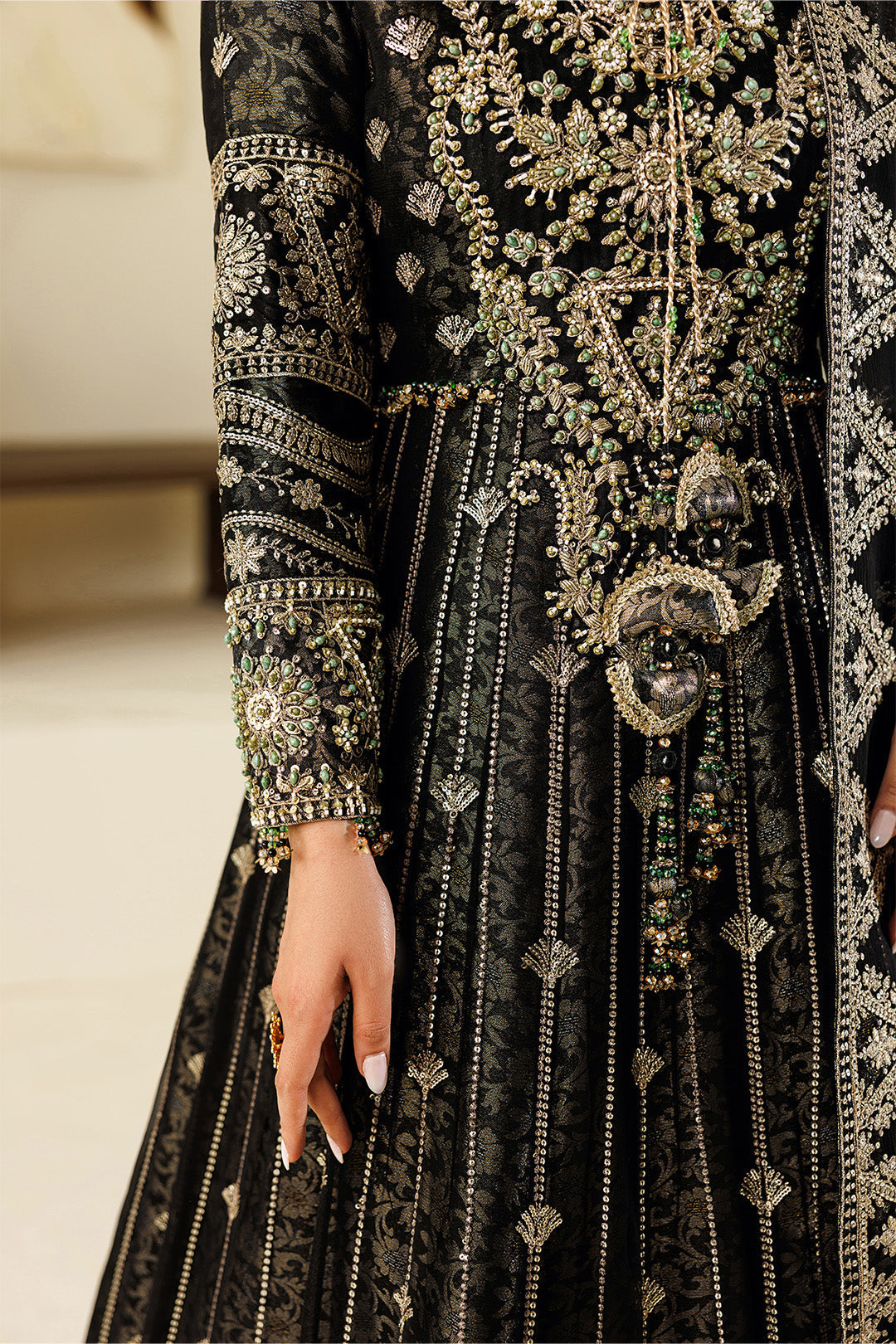 Alizeh | AYMAL V4 - LUXURY BAMBER CHIFFON '26 | AF-BHM-4073-Blanc - House Of Hania